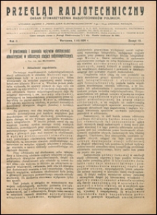 Przegląd Radjotechniczny 1924 nr 13