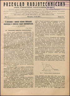Przegląd Radjotechniczny 1924 nr 16