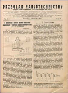 Przegląd Radjotechniczny 1924 nr 20