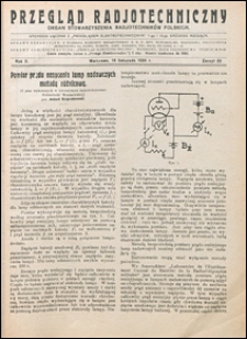 Przegląd Radjotechniczny 1924 nr 22