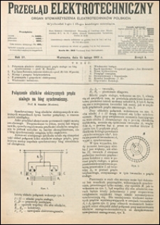 Przegląd Elektrotechniczny 1922 nr 4