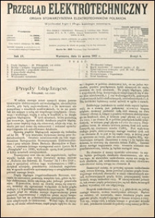 Przegląd Elektrotechniczny 1922 nr 6