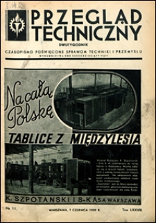 Przegląd Techniczny 1939 nr 11