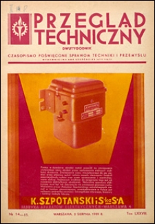 Przegląd Techniczny 1939 nr 14-15