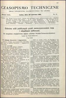Czasopismo Techniczne 1911 nr 12