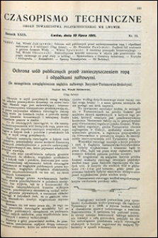 Czasopismo Techniczne 1911 nr 13