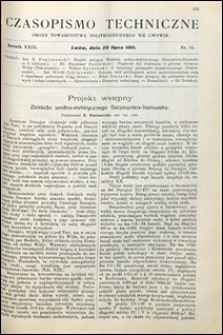 Czasopismo Techniczne 1911 nr 14