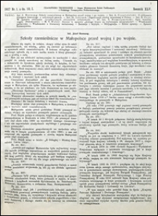 Czasopismo Techniczne 1927 nr 1