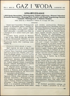 Gaz i Woda 1931 nr 6