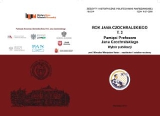 Rok Jana Czochralskiego. T. 2, Pamięci Profesora Jana Czochralskiego : wybór publikacji