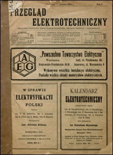 Przegląd Elektrotechniczny 1919 nr 2