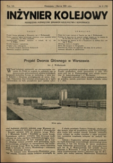 Inżynier Kolejowy 1931 nr 3