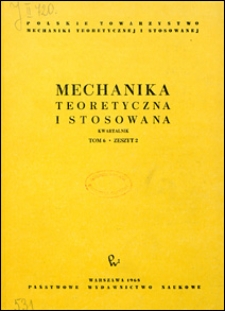 Mechanika Teoretyczna i Stosowana 1968 nr 2