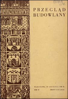 Przegląd Budowlany 1930 nr 11-12
