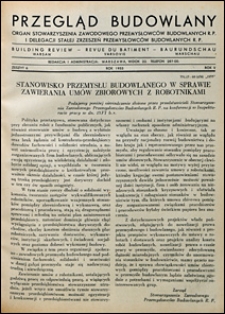 Przegląd Budowlany 1933 nr 6