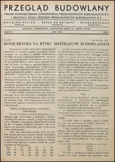 Przegląd Budowlany 1933 nr 8