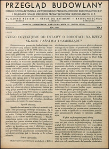 Przegląd Budowlany 1933 nr 11