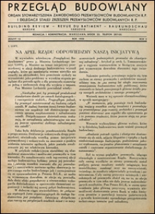 Przegląd Budowlany 1933 nr 12
