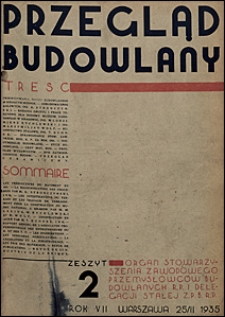 Przegląd Budowlany 1935 nr 2