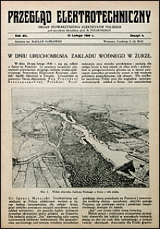 Przegląd Elektrotechniczny 1930 nr 4