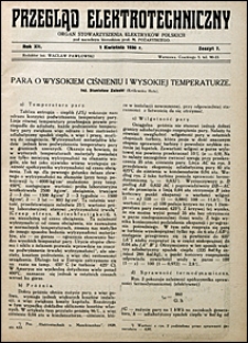Przegląd Elektrotechniczny 1930 nr 7