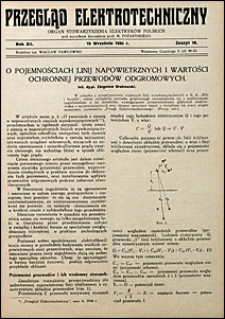 Przegląd Elektrotechniczny 1930 nr 18