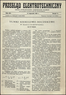 Przegląd Elektrotechniczny 1931 nr 2