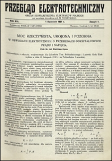 Przegląd Elektrotechniczny 1931 nr 7