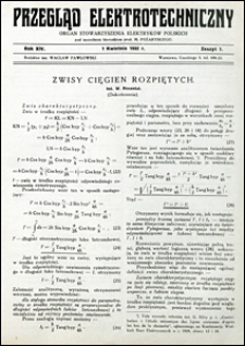 Przegląd Elektrotechniczny 1932 nr 7