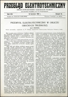 Przegląd Elektrotechniczny 1932 nr 12