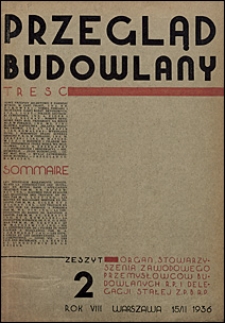 Przegląd Budowlany 1936 nr 2