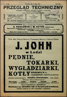 Przegląd Techniczny 1923 nr 28