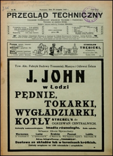 Przegląd Techniczny 1923 nr 35