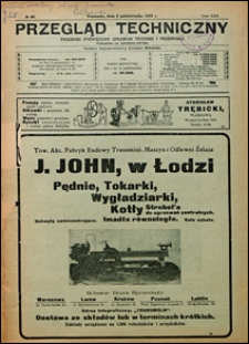 Przegląd Techniczny 1923 nr 40