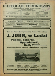Przegląd Techniczny 1923 nr 43