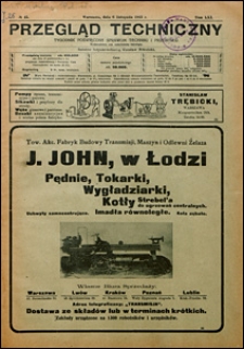 Przegląd Techniczny 1923 nr 45