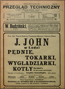 Przegląd Techniczny 1923 nr 51
