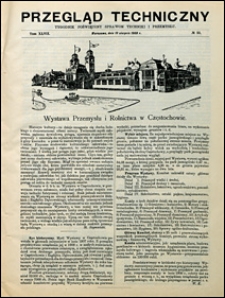 Przegląd Techniczny 1909 nr 33