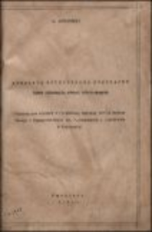 Równania różniczkowe zwyczajne : zarys całkowania równań różniczkowych : uzupełnione wykłady w Państwowej Wyższej Szkole Budowy Maszyn i Elektrotechniki im. H. Wawelberga i S. Rotwanda w Warszawie