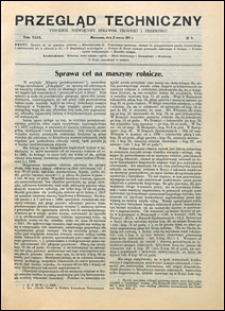 Przegląd Techniczny 1911 nr 9