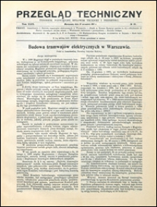 Przegląd Techniczny 1911 nr 38