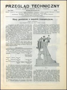 Przegląd Techniczny 1911 nr 39