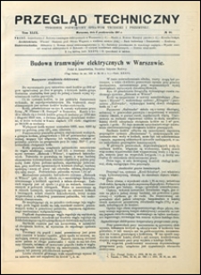 Przegląd Techniczny 1911 nr 40