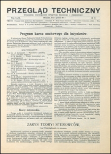 Przegląd Techniczny 1911 nr 49