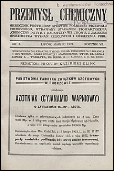 Przemysł Chemiczny 1923 nr 3