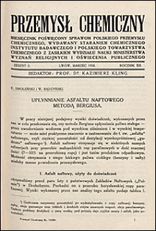 Przemysł Chemiczny 1928 nr 3