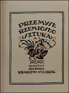 Przemysł Rzemiosło Sztuka 1923 nr 3-4