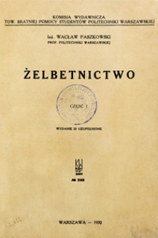 Żelbetnictwo. Cz. 1