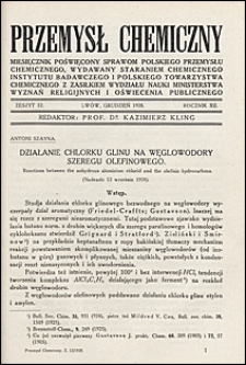 Przemysł Chemiczny 1928 nr 12