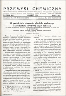 Przemysł Chemiczny 1932 nr 1-2